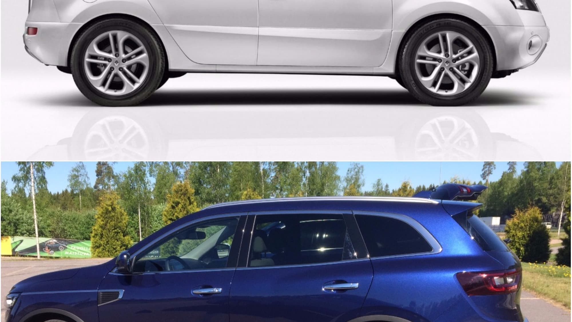 Les deux générations de Koleos 