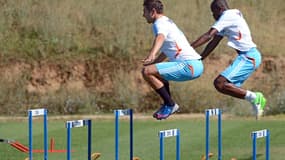 Gignac et Fanni à l'entraînement