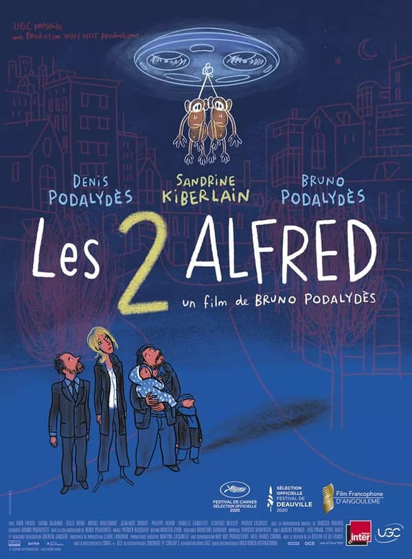 Affiche des "2 Alfred" de Bruno Podalydès Affiche des "2 Alfred" de Bruno Podalydès