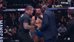 Saint Denis lors de l'UFC Paris 3