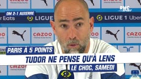 OM 2-1 Auxerre : Revenu à 5 points du PSG, Tudor ne pense qu'au choc à Lens samedi 