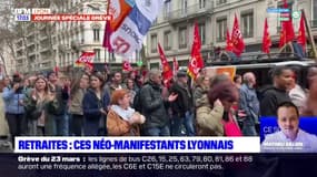 Réforme des retraites: des primo-manifestants dans le cortège lyonnais