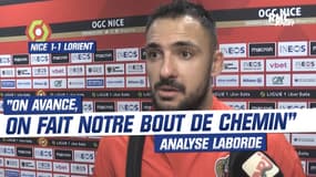 Nice 1-1 Lorient : "On avance, on fait notre bout de chemin" analyse Laborde