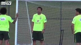 Coupe du monde / Les Brésiliens s'amusent à l'entraînement - 09/06