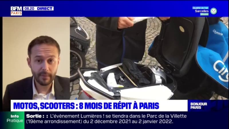Paris: David Belliard explique que la mairie ne remettra pas en cause le vote du Conseil sur la fin de la gratuité des deux-roues motorisés