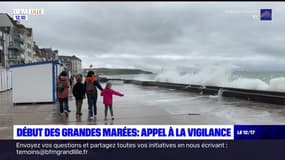 Début des grandes marées: appel à la vigilance