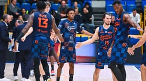 L'équipe de Gravelines, à Levallois le 11 novembre 2023