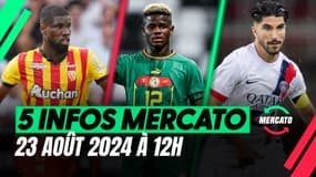 Soler, Faye, Danso... Les 5 infos mercato du 23 août à la mi-journée