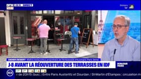 "On va ouvrir en perdant de l'argent" explique Didier Desert, maître-restaurateur parisien