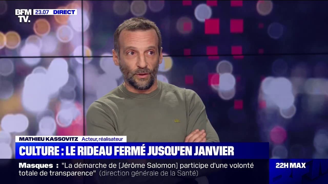 Pour Mathieu Kassovitz Les Salles De Cinema Ne Sont Absolument Pas Essentielles Dans La Situation Dans Laquelle On Est