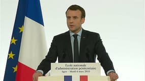 Macron appelle à "rompre avec la vision utilitariste de la peine"