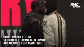 Boxe : Wilder et Fury se chauffent avant leur combat (un an après leur match nul)