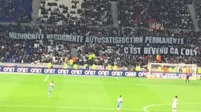 Une banderole lors d'OL-Monaco