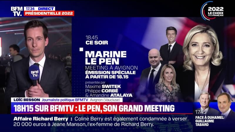 Marine Le Pen va tenir son premier grand meeting d'entre-deux-tours à Avignon
