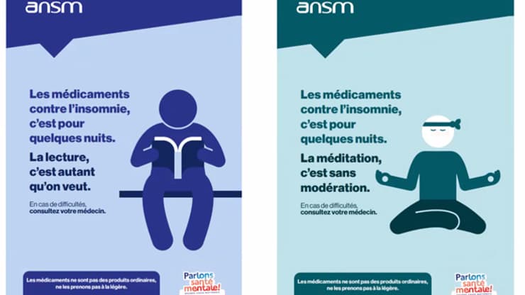 Une affiche de l'ANSM, 10 avril 2025