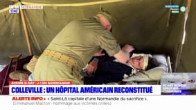80e anniversaire du Débarquement: à Colleville-sur-Mer, un hôpital américain reconstitué 