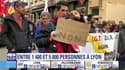 Retraites : entre 1.400 et 5.000 manifestants ce jeudi à Lyon