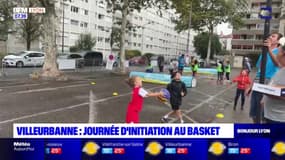 Villeurbanne: journée d'initiation au basket