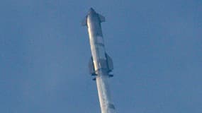 Le vaisseau spatial Starship de Space X décolle de la base Starbase à Boca Chica, au Texas, le 14 mars 2024.