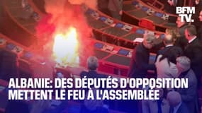 Albanie: des députés d'opposition mettent le feu à l'Assemblée 