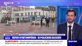 "C'est un miracle qu'il n'y ait pas eu de morts": Anthony Samama (adjoint LR du 15e arrondissement) réagit au carambolage après un refus d'obtempérer à Paris 