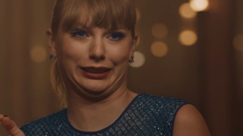 Taylor Swift dans le clip de "Delicate"