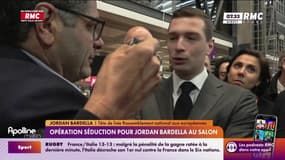 Opération séduction pour Jordan Bardella au salon