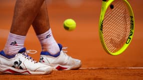 Un joueur de tennis à Roland-Garros, le 29 mai 2019
