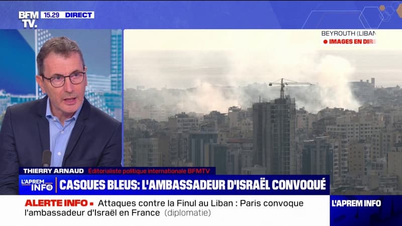 Casques bleus blessés: l'ambassadeur d'Israël convoqué au Quai d'Orsay