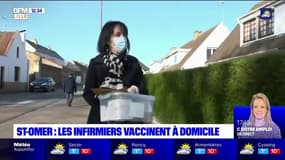 Saint-Omer: les infirmiers vaccinent à domicile les personnes isolées