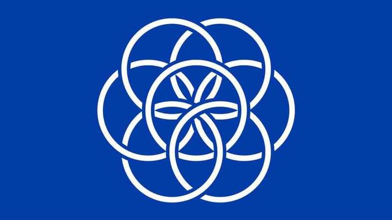 Le drapeau international de la planète Terre