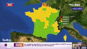 Météo: la pluie de retour, attention à la neige dans le Nord