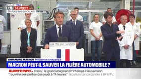 Emmanuel Macron: "1500 sites industriels du secteur automobile ont demandé la mise en place du chômage partiel pour 250.000 salariés"