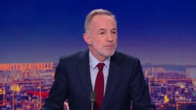 Emmanuel Grégoire, député socialiste et tête de liste de l'alliance de gauche, hors LFI, pour les municipales à Paris 2026, sur BFMTV ce jeudi 18 décembre. 