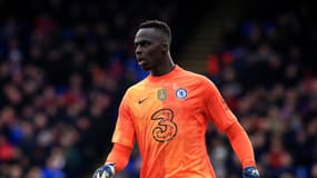Edouard Mendy avec Chelsea, le 22 février 2022