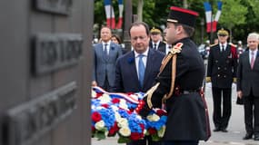 François Hollande lors des cérémonies du 8 mai, une date hautement symbolique pour l'histoire européenne.
