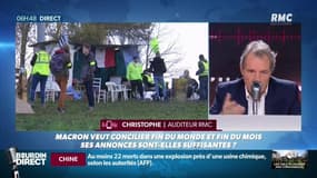 Christophe, auditeur RMC: "Je ferais même une grève générale. Ils n'en ont rien à cirer du petit peuple."