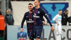 Julian Draxler et Marco Verratti (PSG)