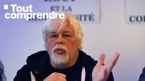 Le militant écologiste Paul Watson lors d'une conférence de presse à Lyon, en France, le 16 janvier 2016