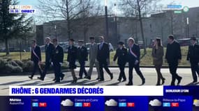 Rhône: 6 gendarmes décorés pour leur courage