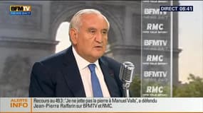 Jean-Pierre Raffarin face à Jean-Jacques Bourdin en direct