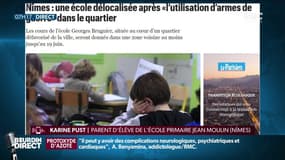 "On a peur (...) des individus cagoulés font intrusion dans la cour" s'alarme une parent d'élève