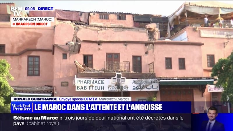 Séisme au Maroc: cette pharmacie à Marrakech a été éventrée à cause des ondes sismiques