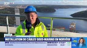Installation de câbles sous-marins en Norvège