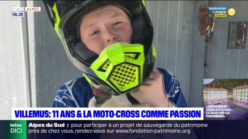 Villemus: à la rencontre d'un jeune de 11 ans passionné de moto-cross