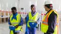 Des travailleurs étrangers sur les chantiers de la Coupe du monde au Qatar