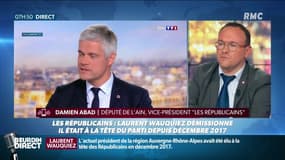 Démission de Laurent Wauquiez: "Notre échec est aussi collectif", reconnaît Damien Abad