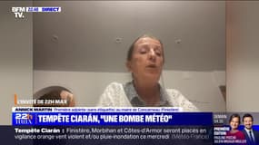 Tempête Ciaran: "Tous les acteurs et toutes les collectivités autour de la ville de Concarneau sont mobilisés", affirme la première adjointe au maire, Annick Martin 