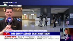 Extension du pass sanitaire: "Ça me paraît un peu difficile", regrette ce responsable de cinéma à Cannes