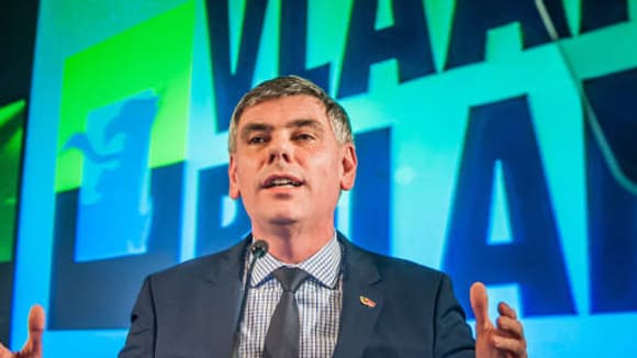 Filip Dewinter est la tête de file du parti d'extrême droite flamand Vlaams Belang. Filip Dewinter est la tête de file du parti d'extrême droite flamand Vlaams Belang.